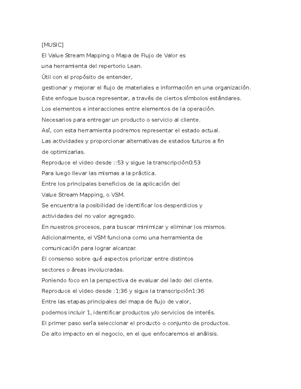 Guía Completa sobre Value Stream Mapping (VSM) - Lean Management - Studocu