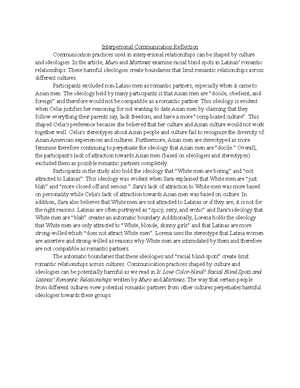 COMM.100 Reflection Paper Communication and Public Advocacy - Katy ...