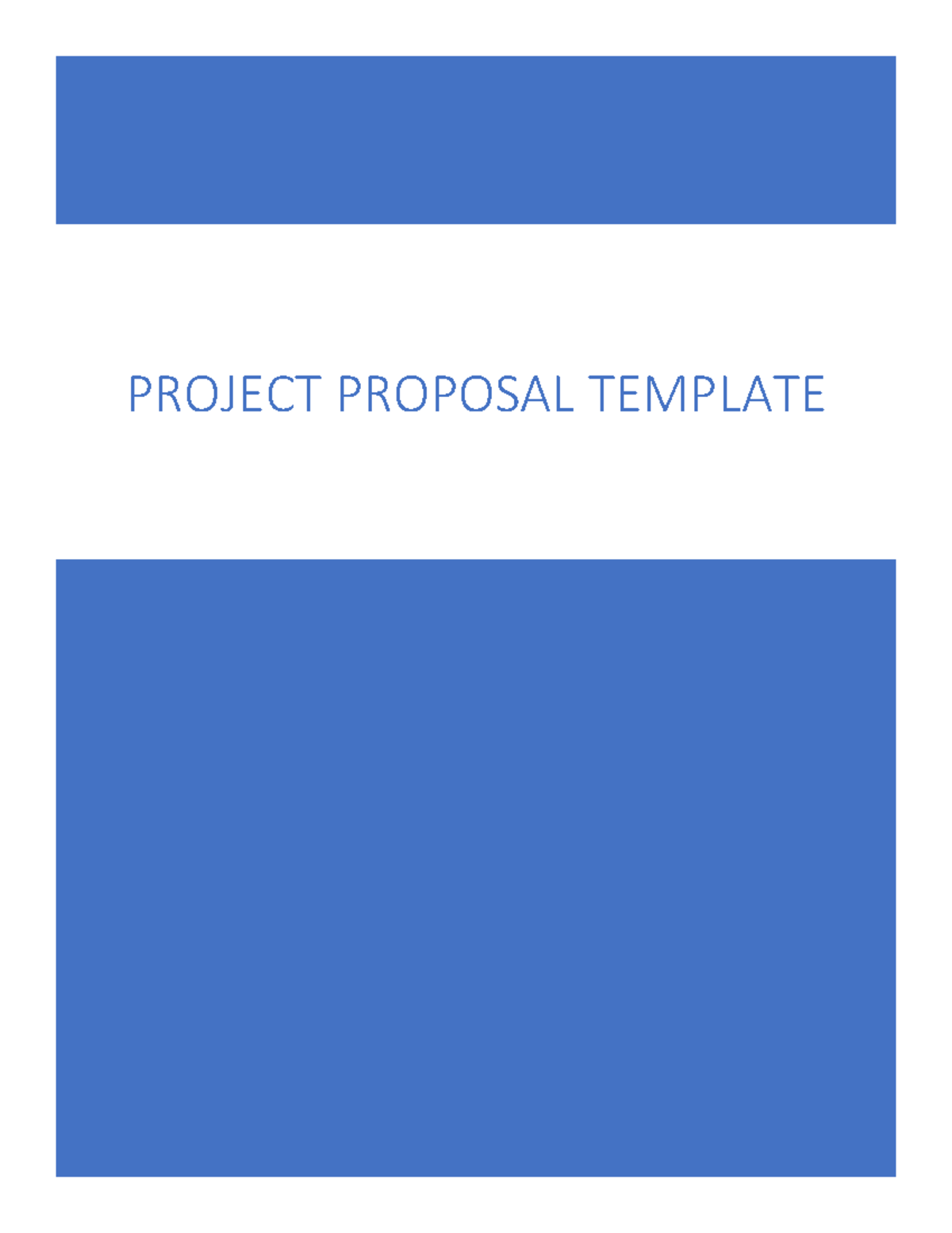 Project Proposal Template: A Comprehensive Guide to Structure - Studocu