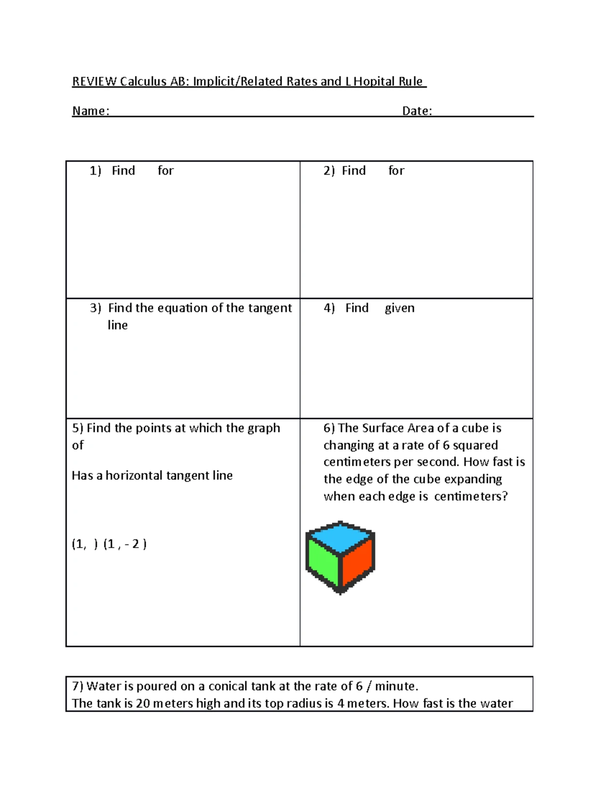 AP PC WSA 2 - this goes over math work - Worksheet A: Topic 2 ...