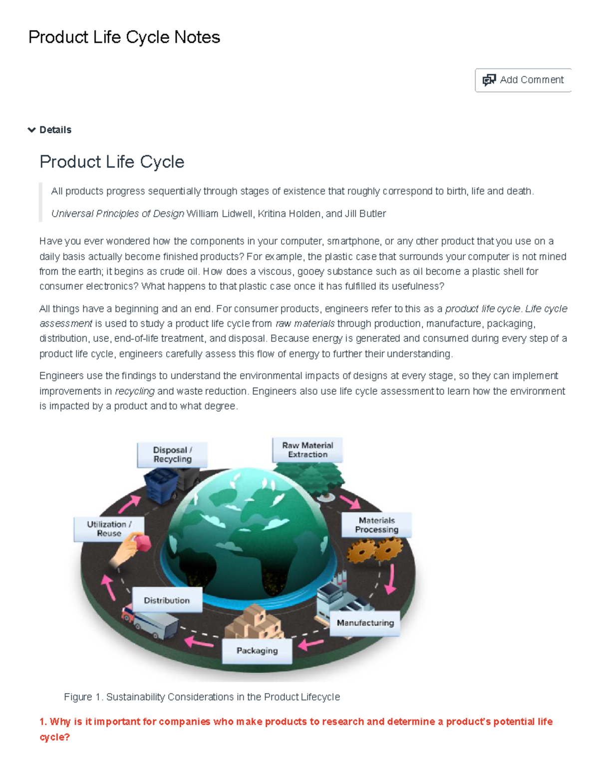 Product Life Cycle Notes - Studocu