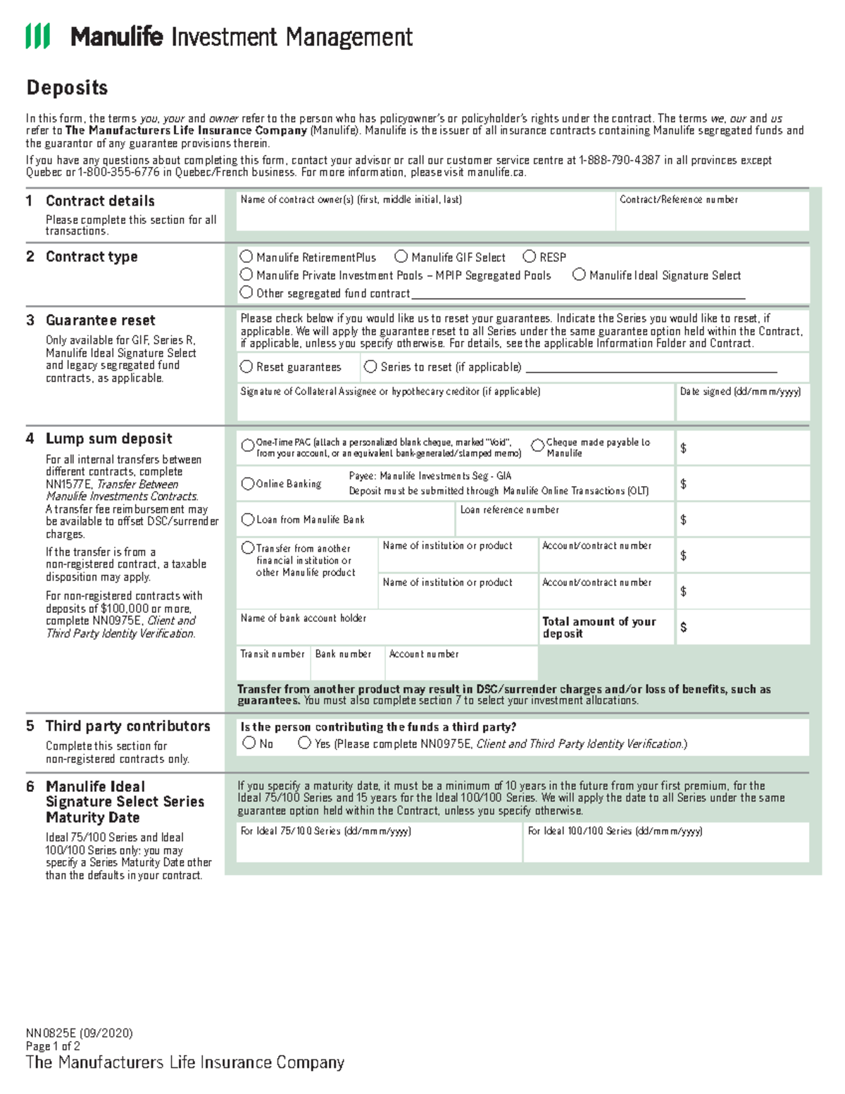 Canada Life Verification Of Identity Form