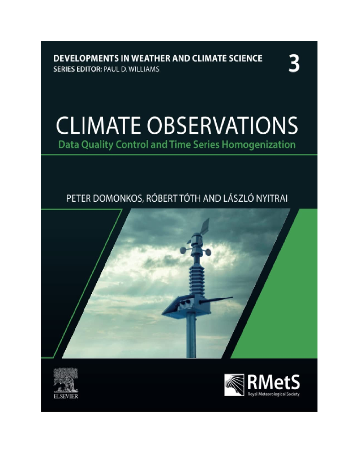 Climate Observations - There are several new methods of time series ...