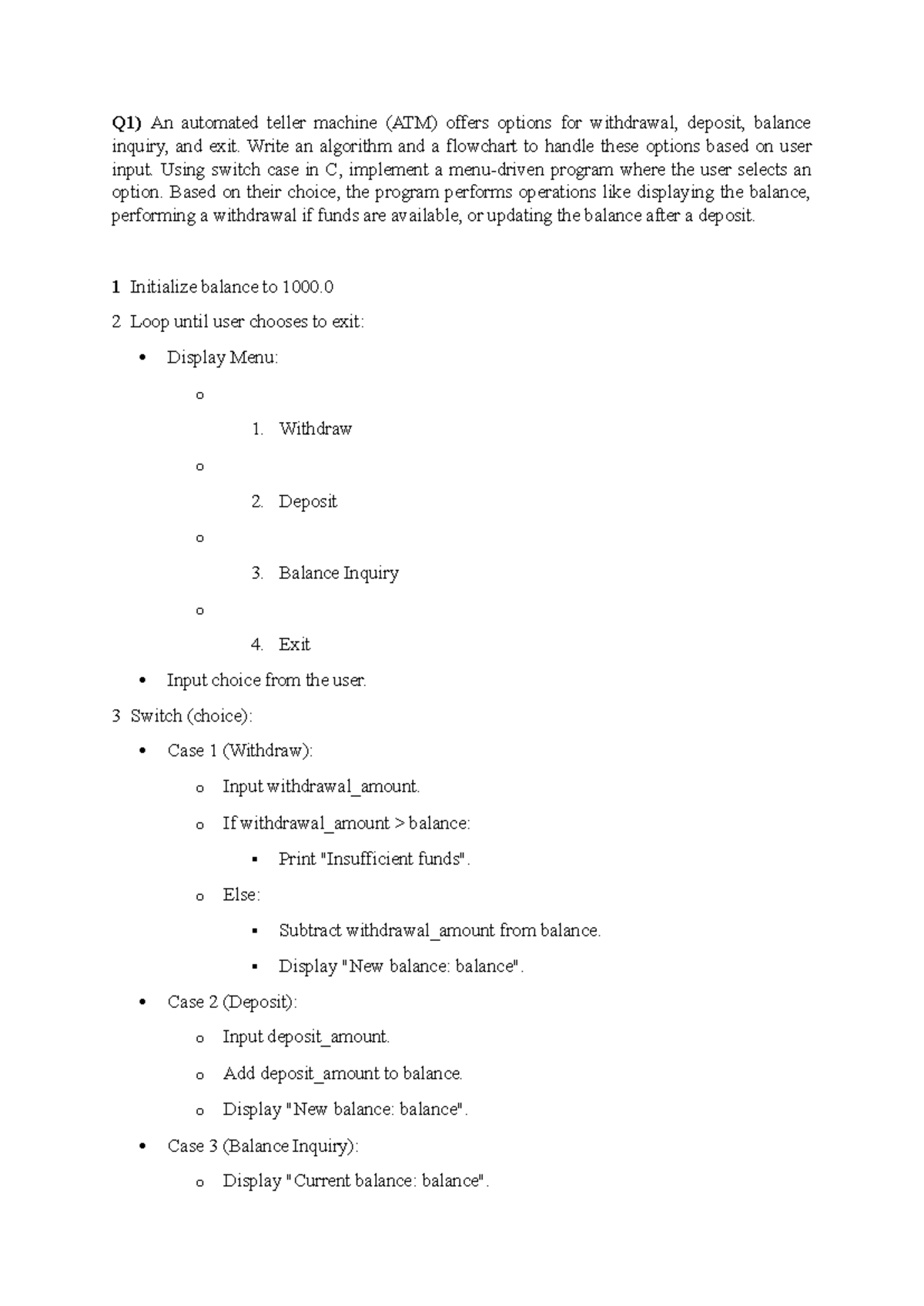 Final Exam C Programming Questions and Answers (CS101) - Studocu