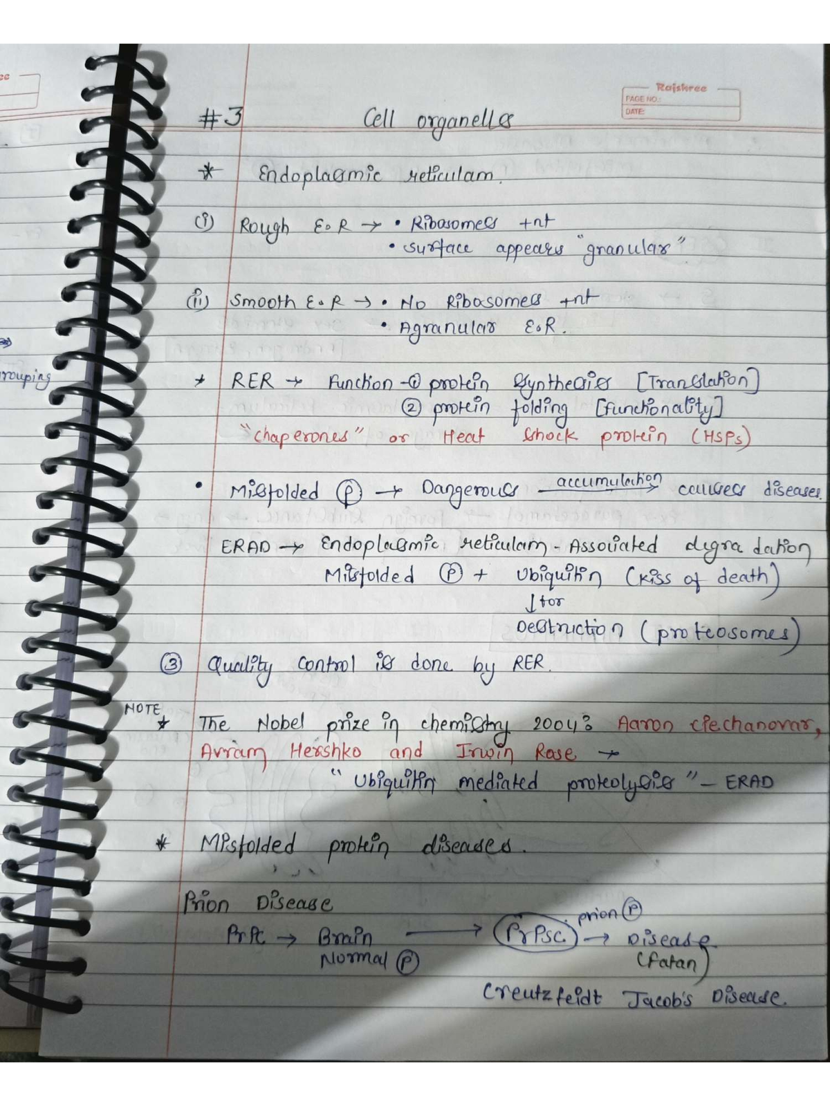 Cell Organelles Notes - Detailed Overview and Functions - Studocu