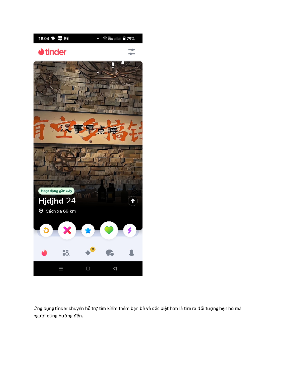 Tinder - samples - Tâm lý học kinh doanh - Ứng dụng tinder chuyên hỗ ...
