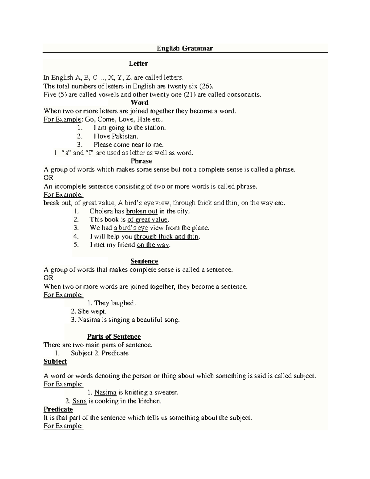 English Grammar - grammatical rules and structures - English Grammar ...