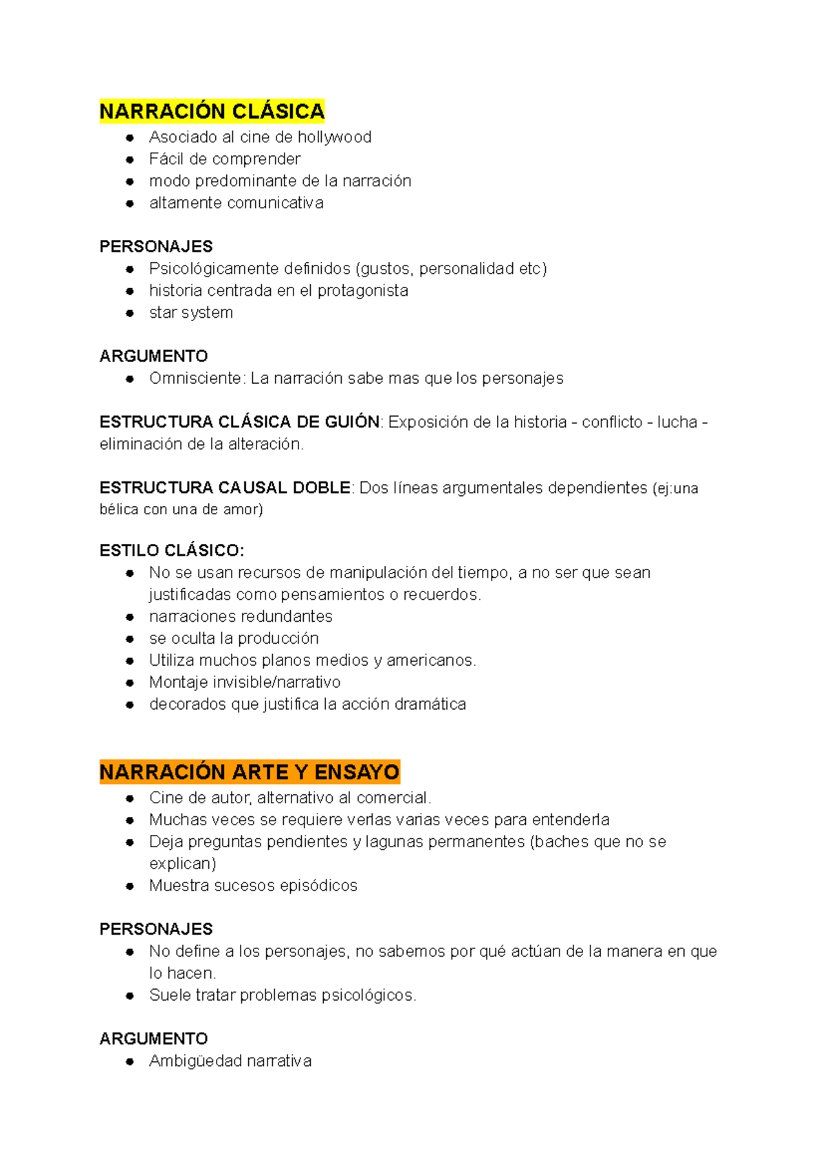 Resumen de Lenguaje Audiovisual para Examen Final - CPU - Document Preview