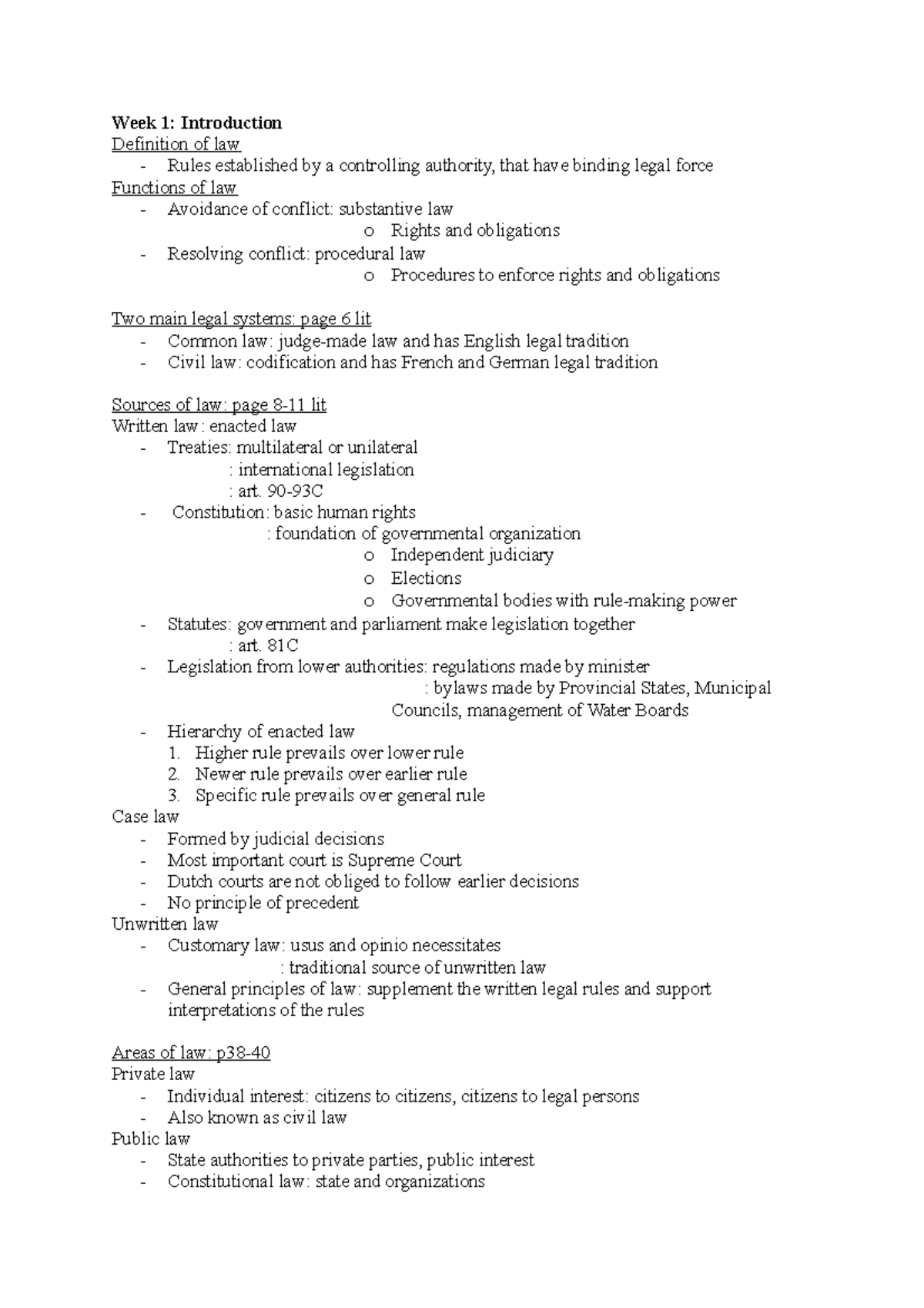 LFS 101: Comprehensive Summary of Legal Foundations and Systems ...