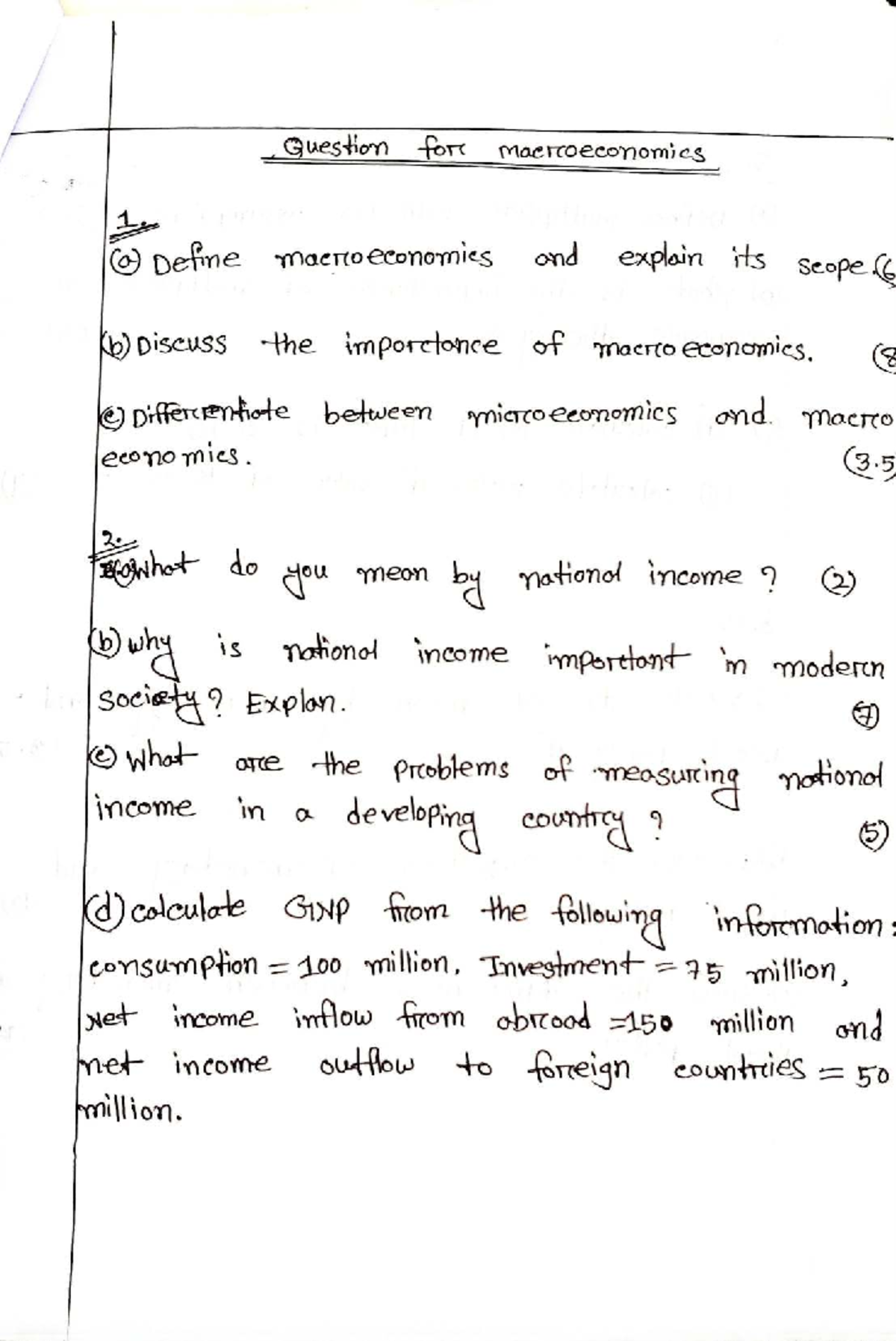 Macroeconomics 101: Sample Questions & Answers for Exam Prep - Studocu