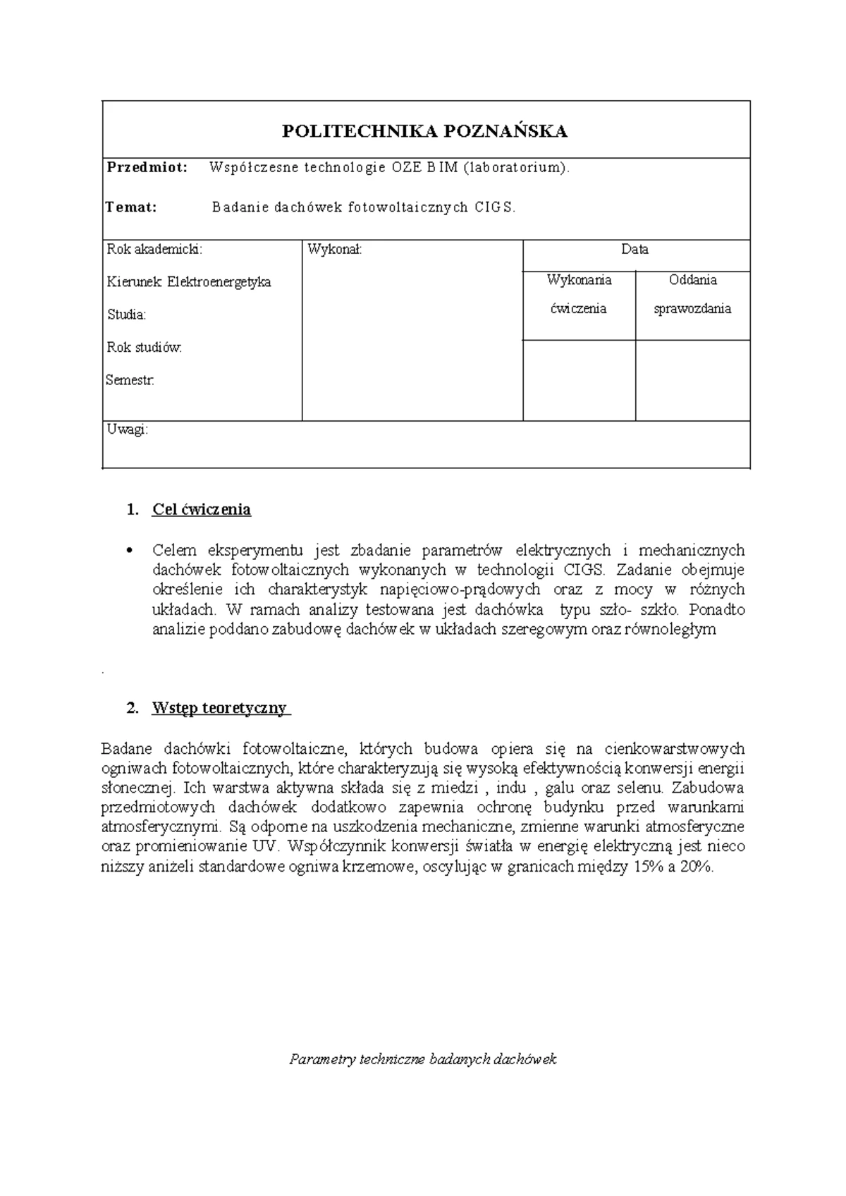 Generator marxa udarow - lOMoAR cPSD| 36167552 POLITECHNIKA POZNAŃSKA ...