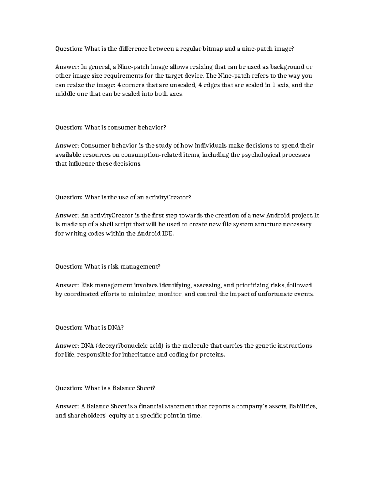 Week 5 Lecture Notes: Bitmap, Consumer Behavior & Risk Management - Studocu