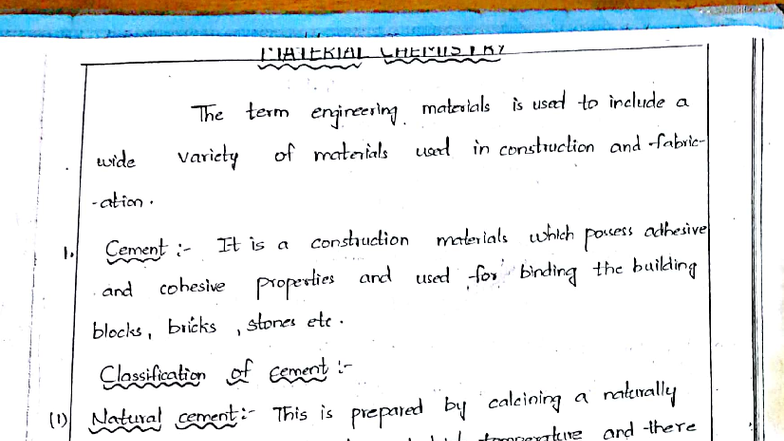 CHEM 101: Engineering Materials - Unit 5 Overview and Properties - Studocu