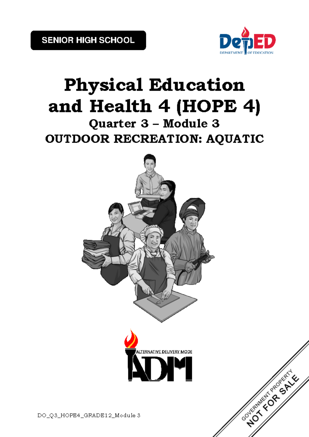 G12 HOPE4 Q3 Module 3: Outdoor Recreation and Aquatic Fitness - Studocu