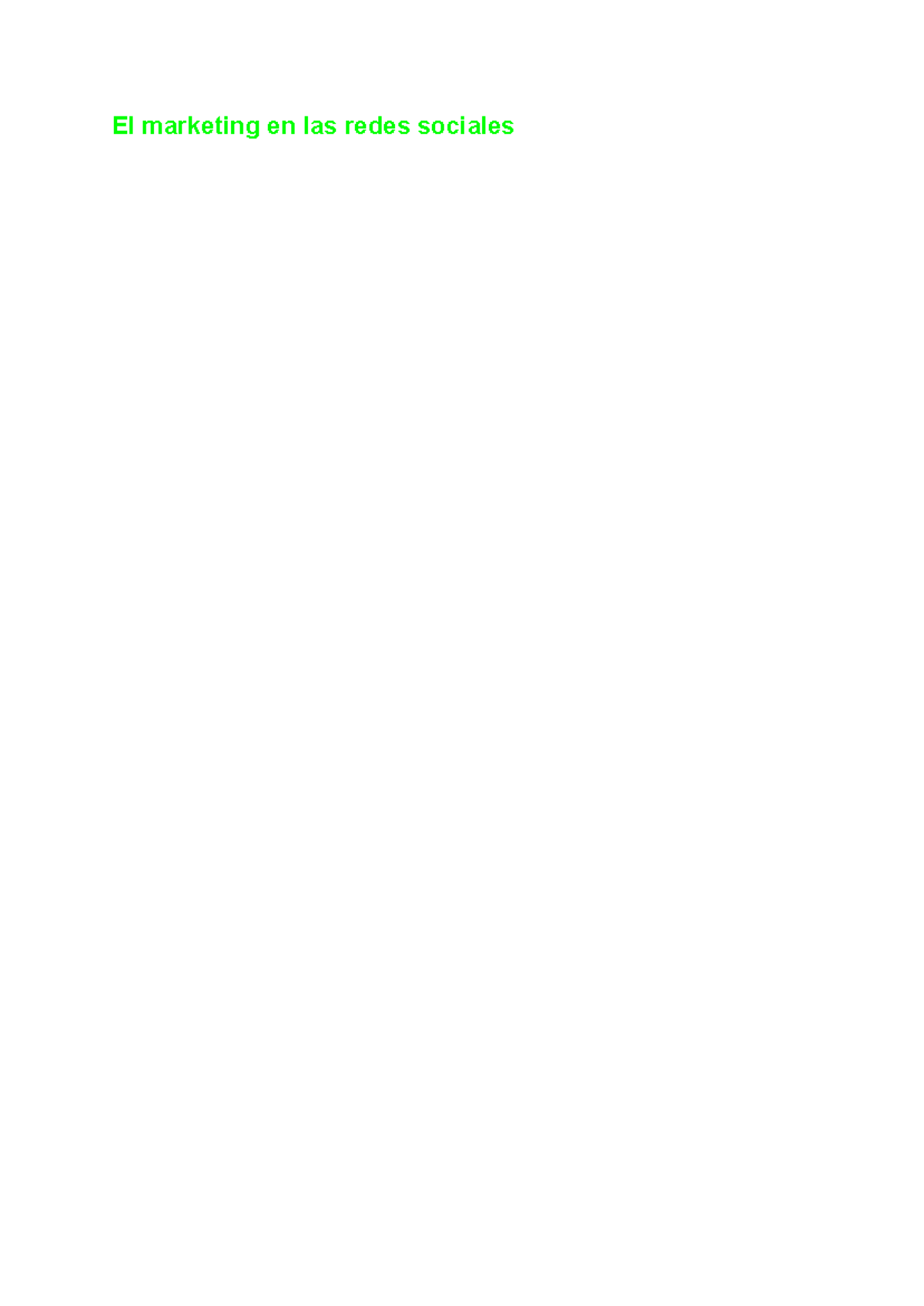 Estrategias de Marketing en Redes Sociales para el Éxito Digital - Studocu