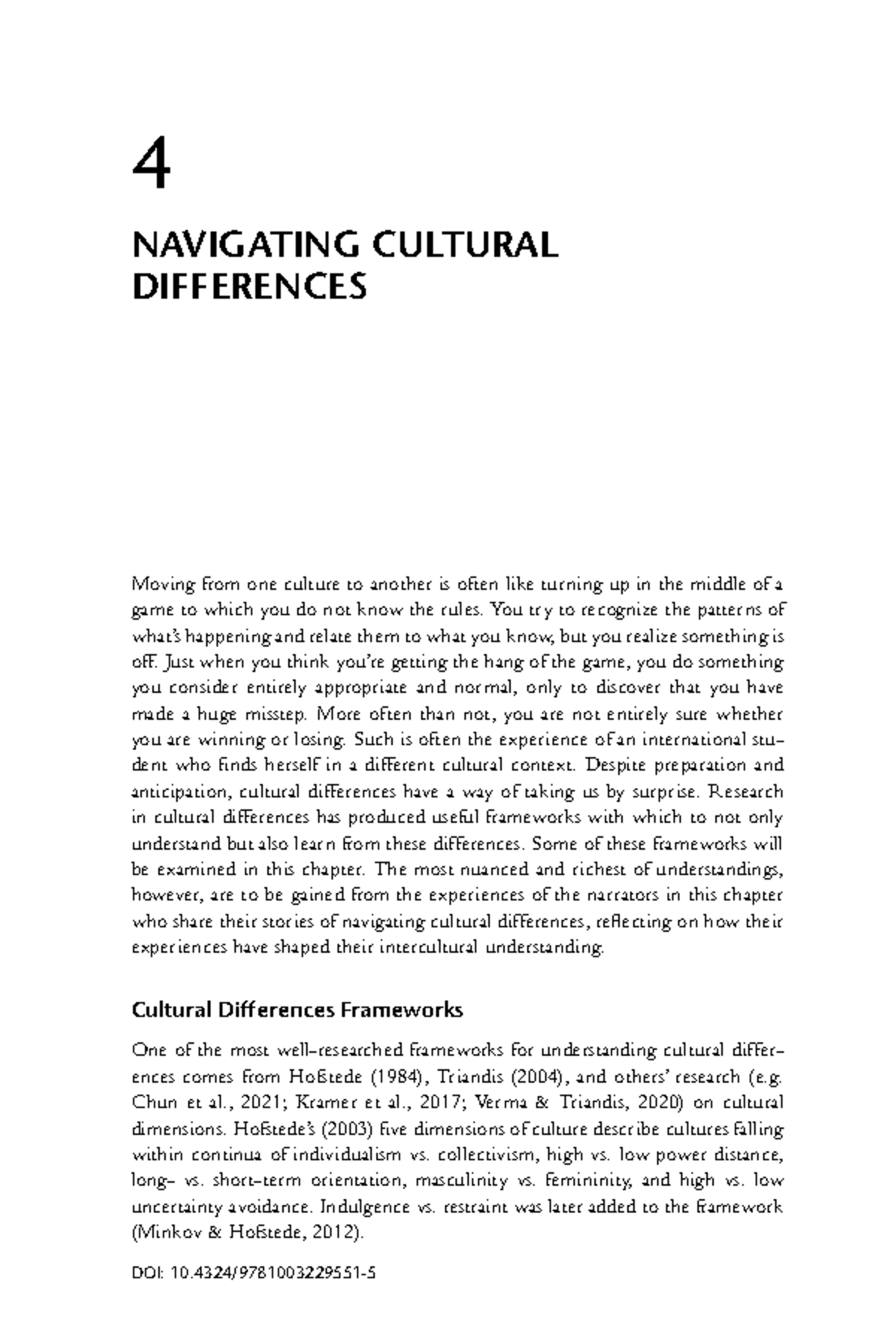 Chapter 4: Navigating Cultural Differences in Intercultural ...