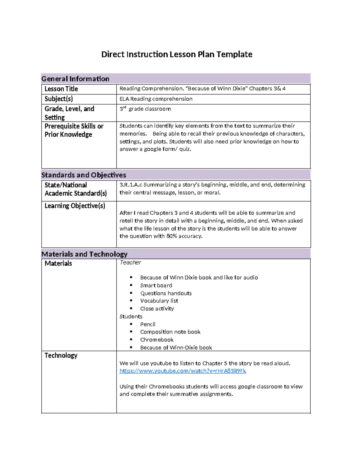 C909 Lesson Plan: Understanding Theme & Context in Charlotte’s Web ...