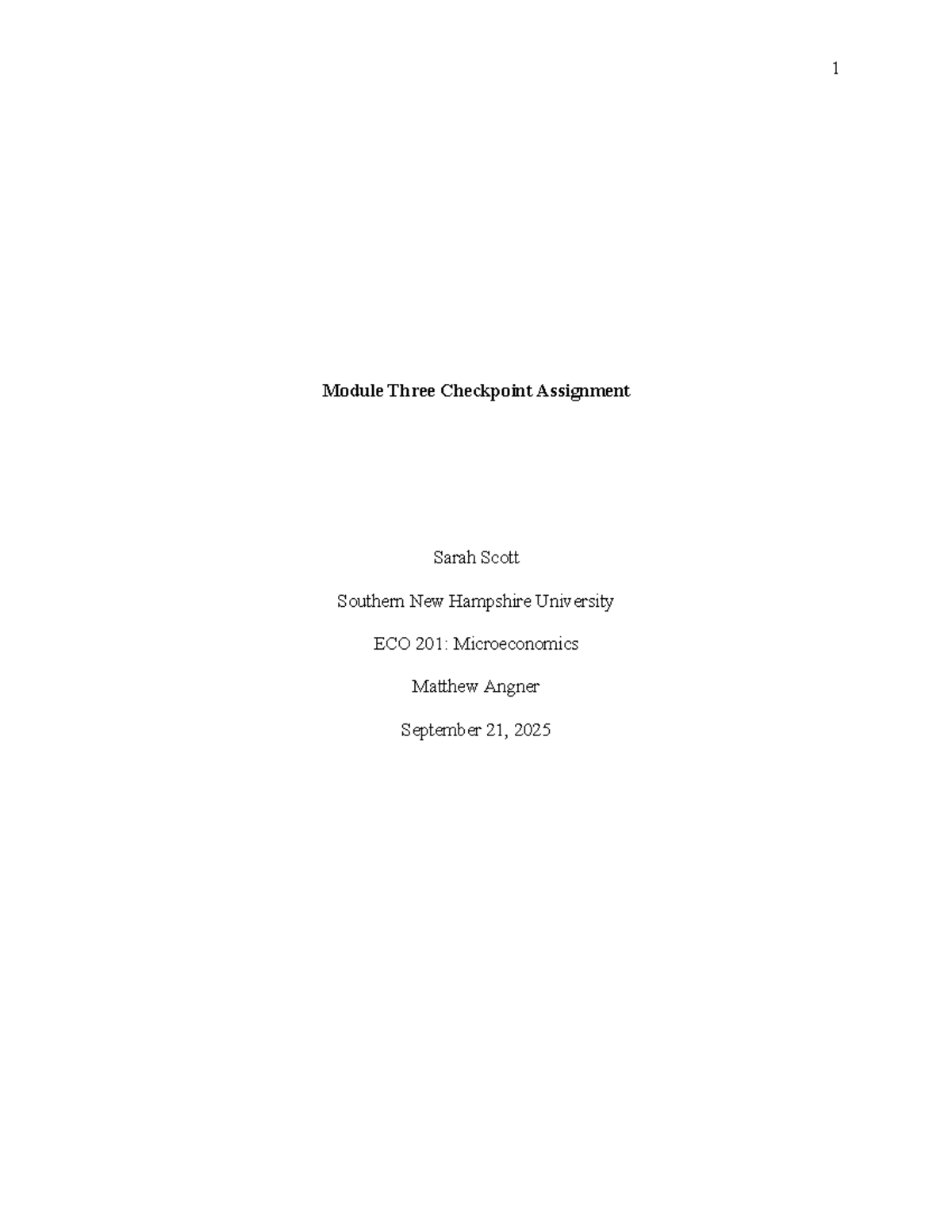 ECO 201: Module Three Checkpoint on Ford Motor Company Analysis - Studocu