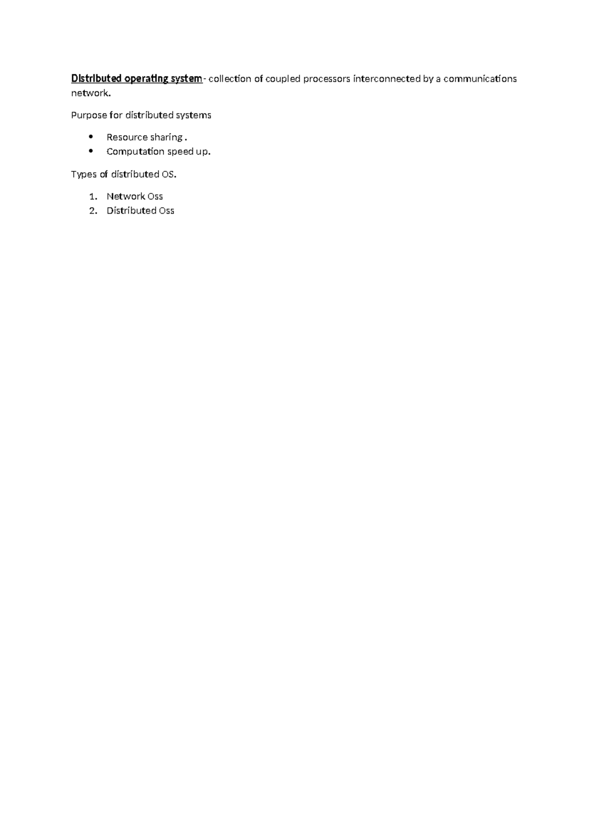 Distributed operating system - Computer operating system - Purpose for ...