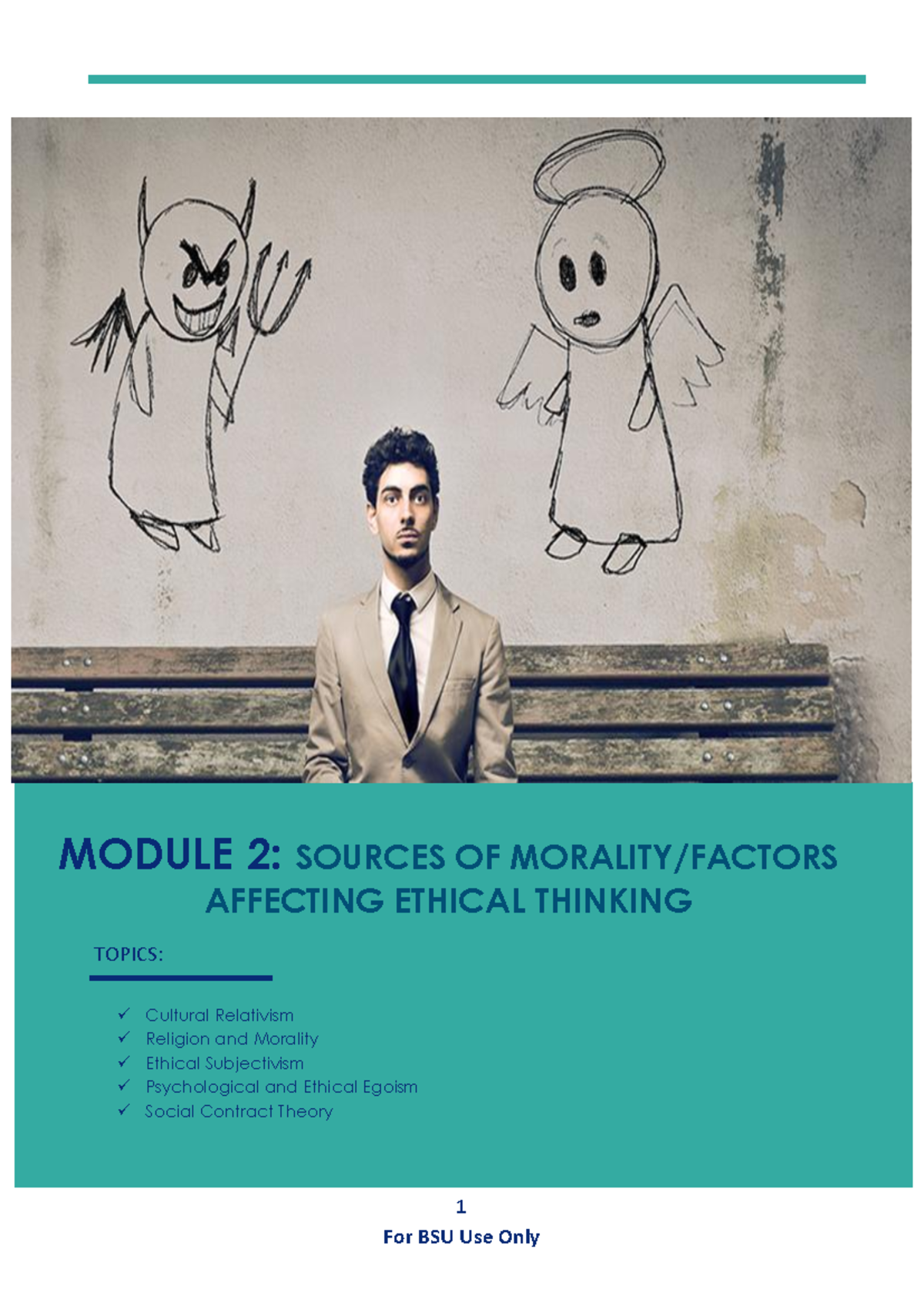 SS 24 Chapter 2: Exploring Sources of Morality and Ethical Theories ...
