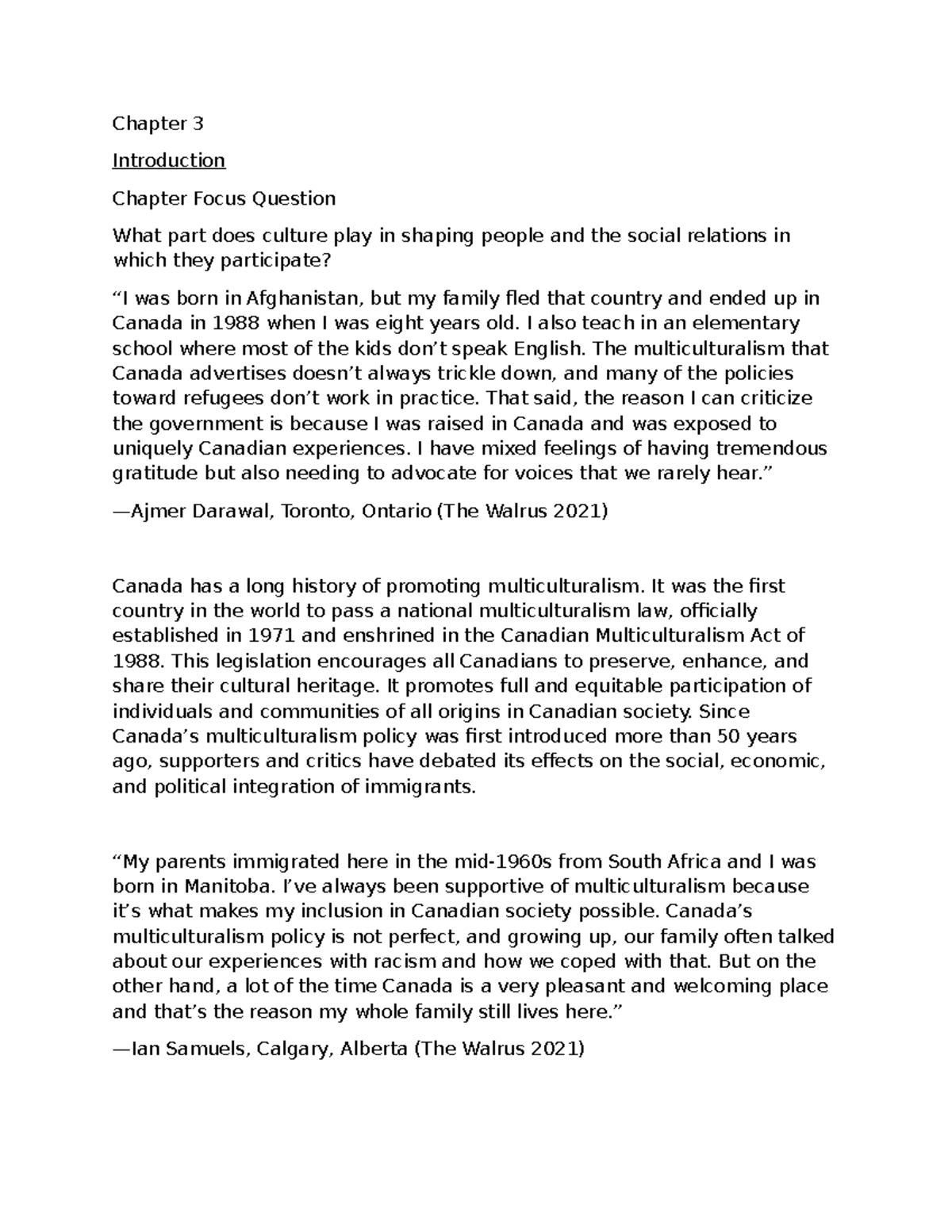 Sociology in Our Times 2025: Chapter 3 - Culture and Society - Studocu
