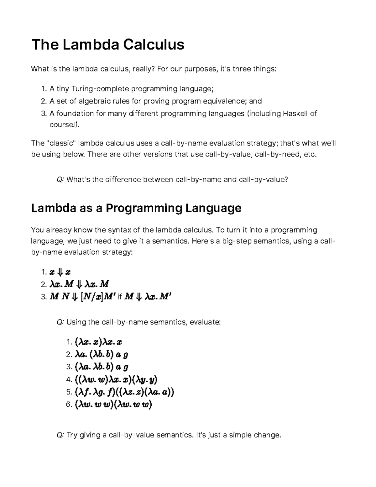 Lambda Calculus Tutorial: Understanding Syntax, Semantics & Equivalence ...