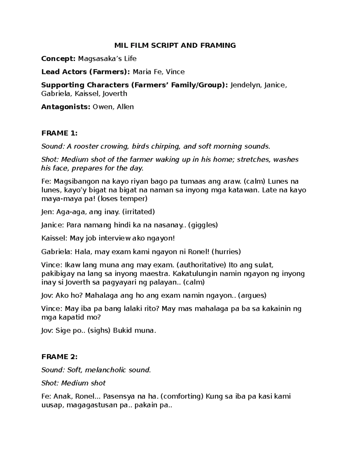 Acknowledgement of Support for Work Immersion Experience - Studocu