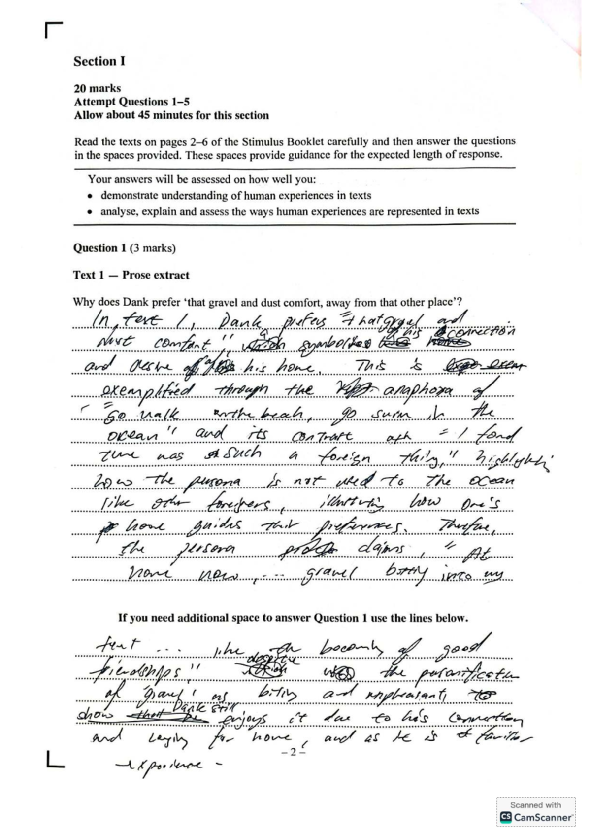 ENG 101 Final Exam: Analysis of Human Experiences in Texts - Studocu