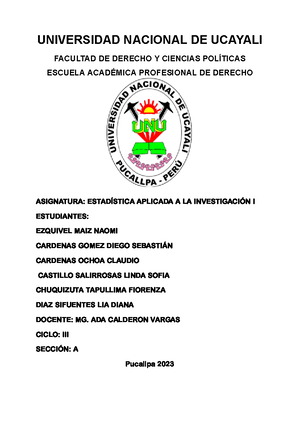 Estad Stica Apuntes Escuela Profesional Educaci N Primaria