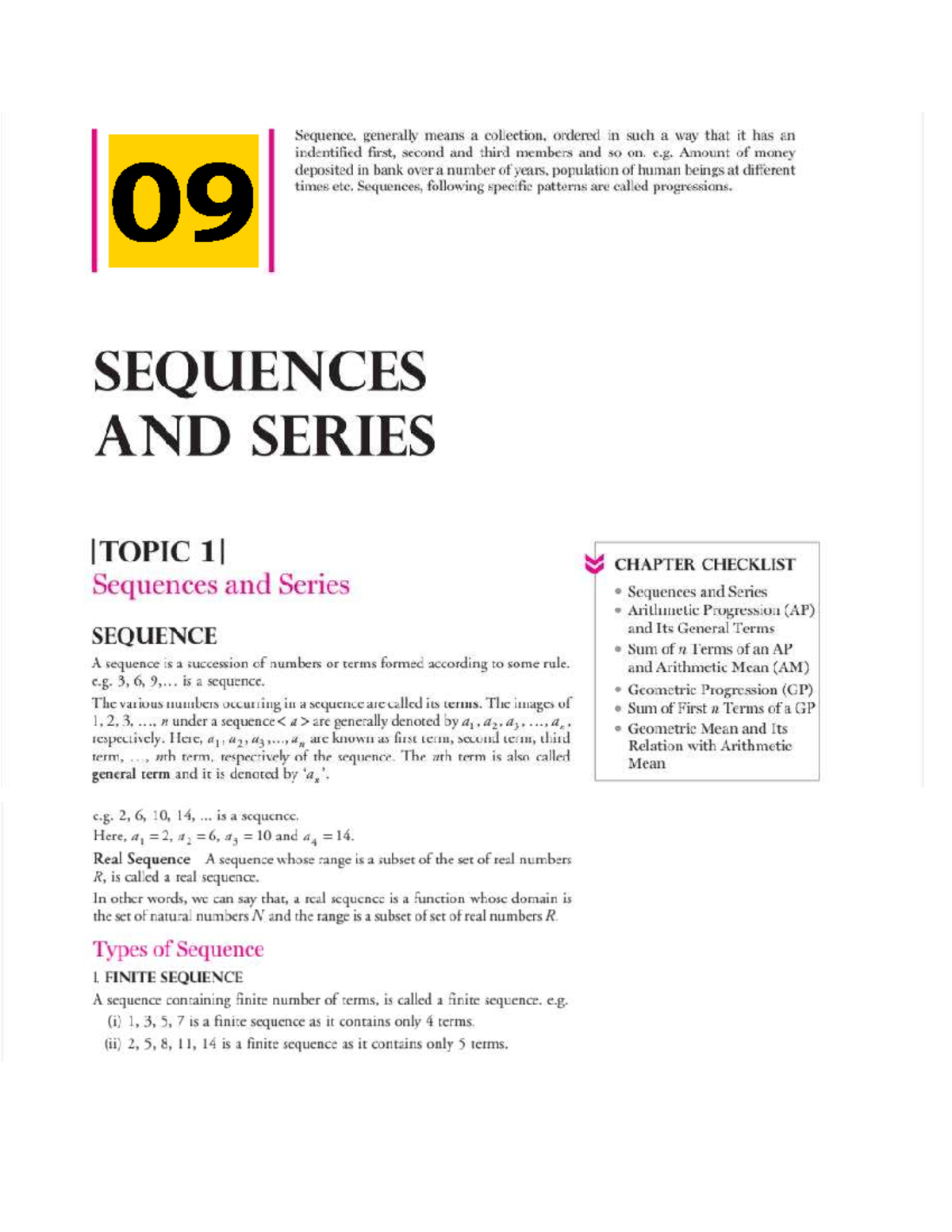 Sequences and Series: Chapter 9 Practice Paper - Studocu