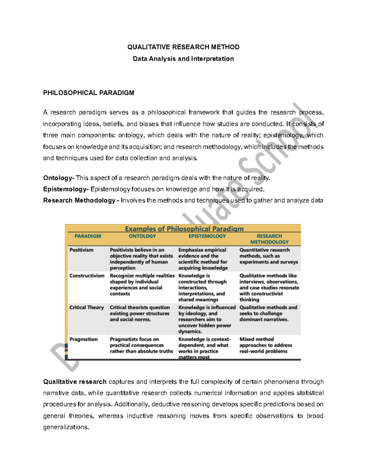Qualitative Research Methods: Data Analysis & Interpretation Insights ...