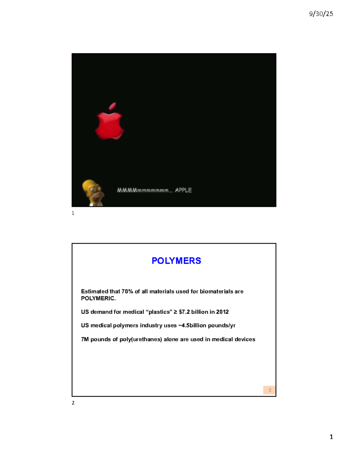 Materials and Polymers: A Comprehensive Overview for BIOEN 1 - Studocu