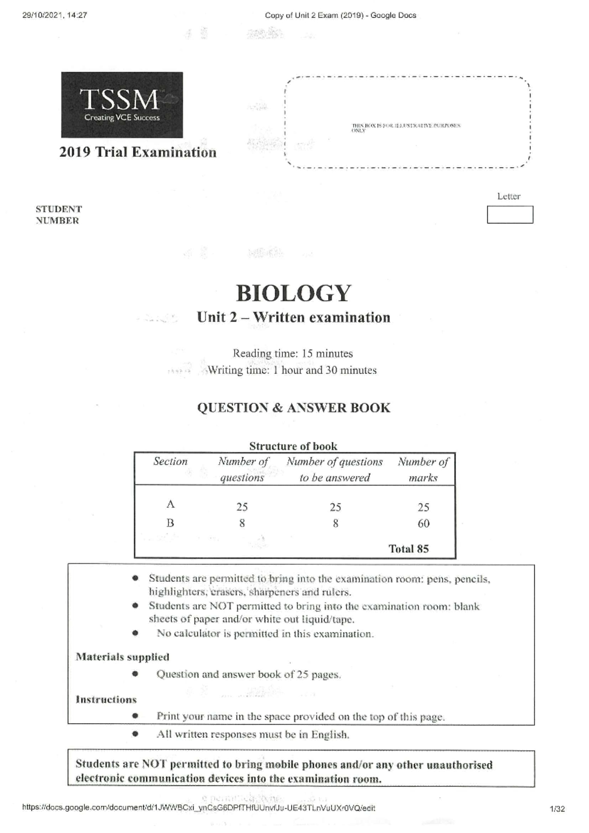 Unit 2 Practice Exam - Practice Questions and Answers - Studocu