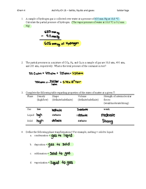 Understanding States of Matter and Their Phase Changes - Chem 101 ...