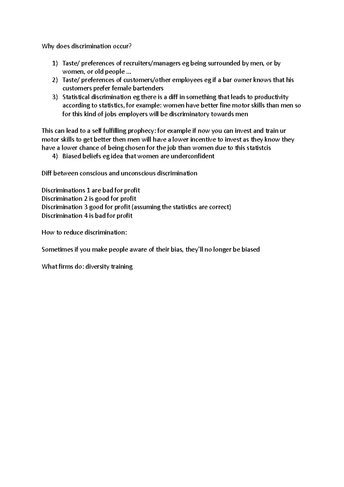 Understanding the Factors Behind Discrimination in Employment - Studeersnel