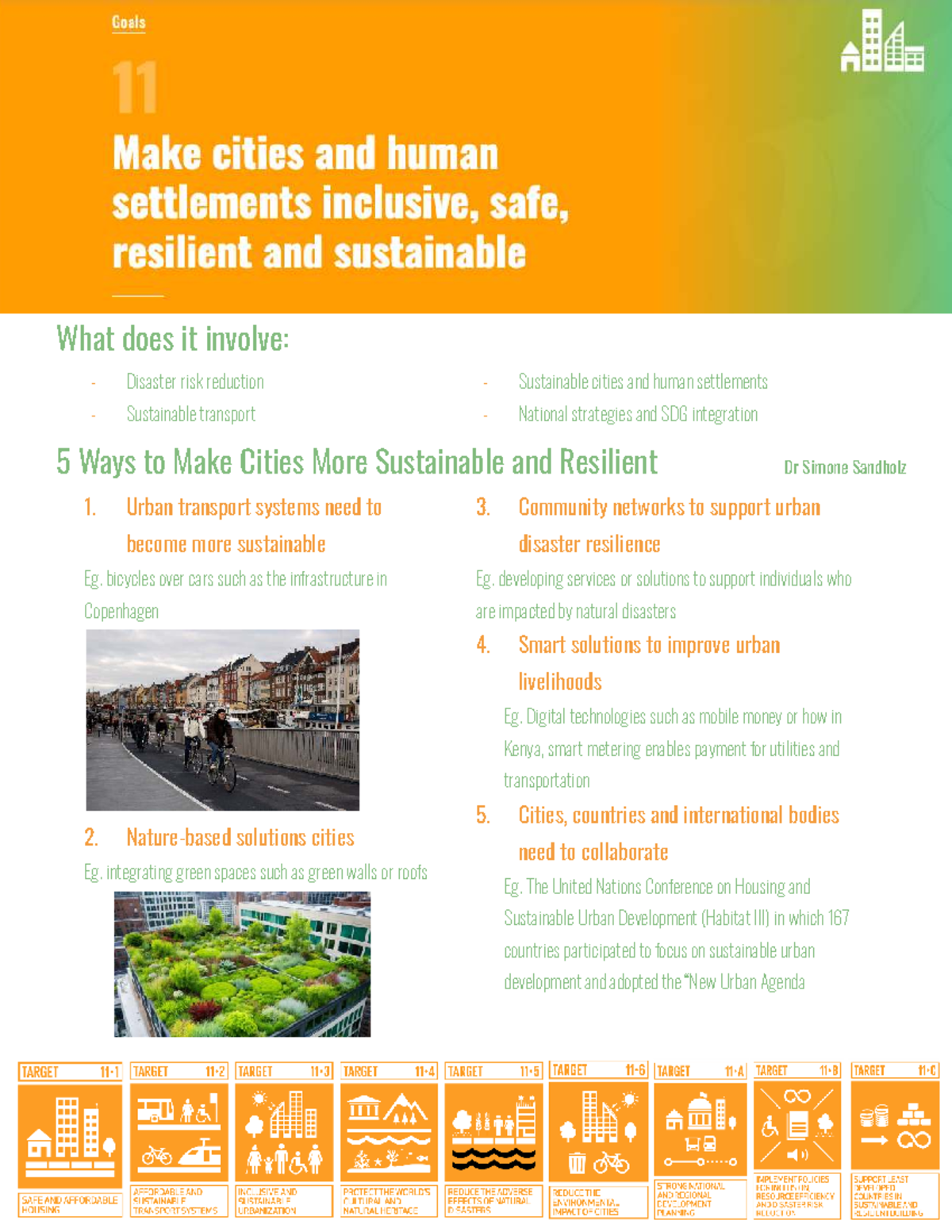 Geo Notes - Sustainable Development Goals (SDGs) on Urban Resilience ...