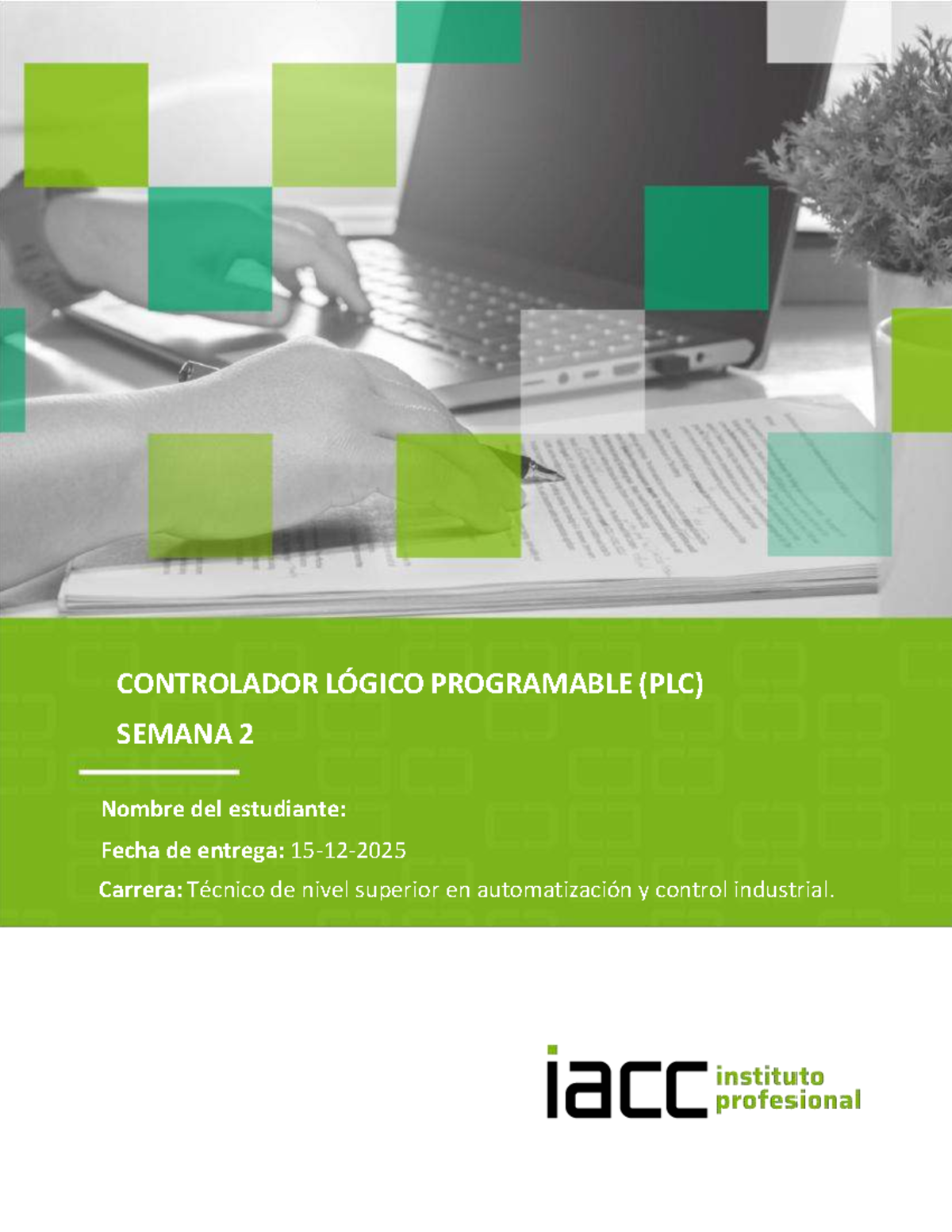 Tarea 2: Optimización de Turbinas Eólicas con PLC - Semana 2 - Studocu