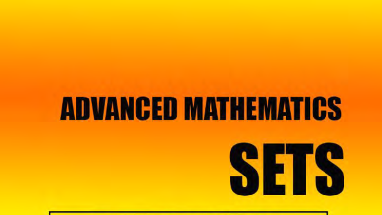 Advanced Math Sets F5 Chapter 2 Notes by Loibanguti (2022) - Studocu