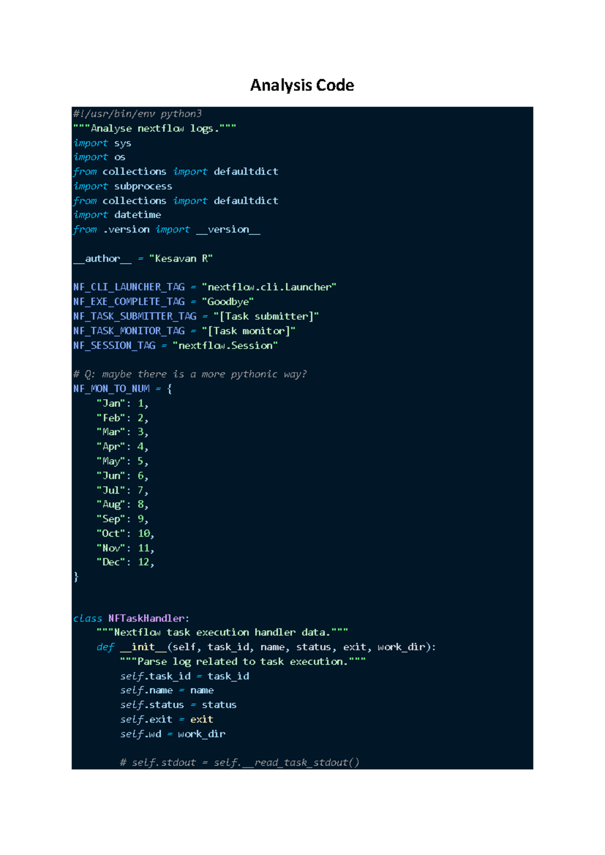 Nextflow Log Analysis Code: Python Implementation for Task Monitoring ...