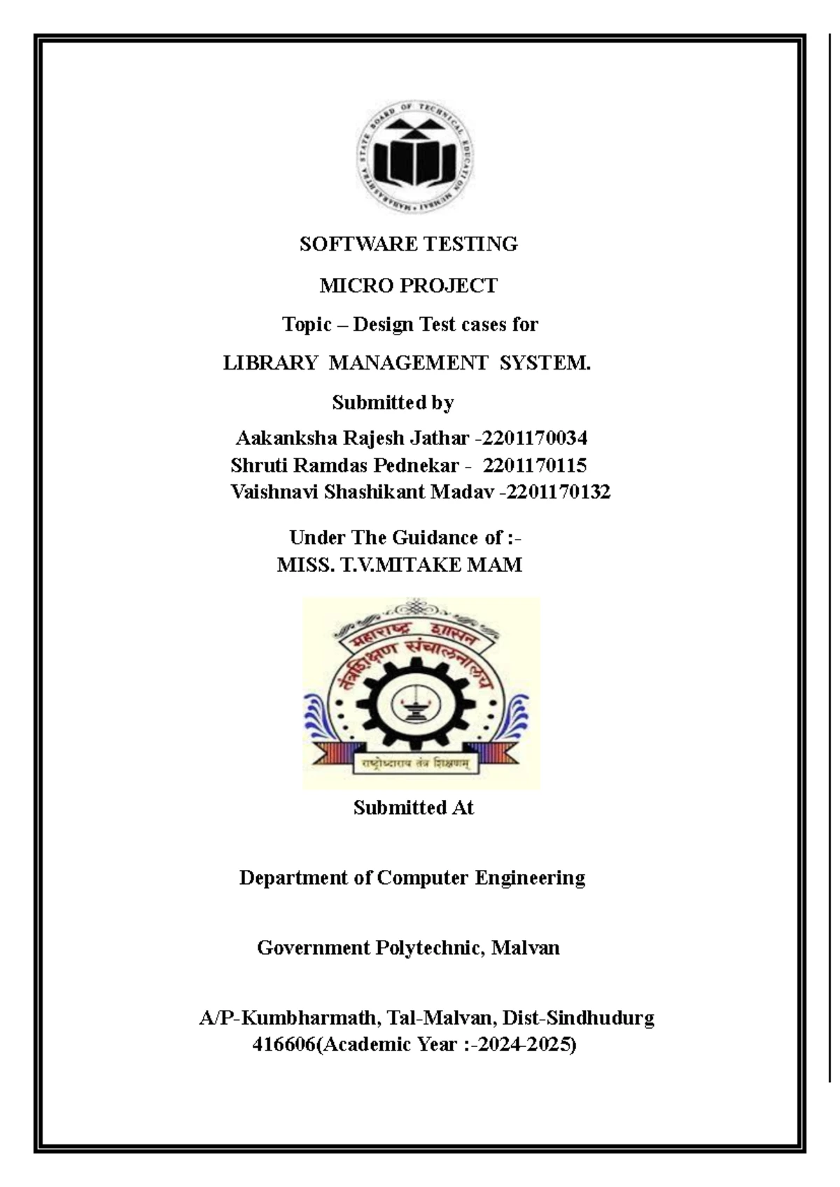 S-16 - Software engineering model answer paper - (Autonomous) (ISO/IEC ...