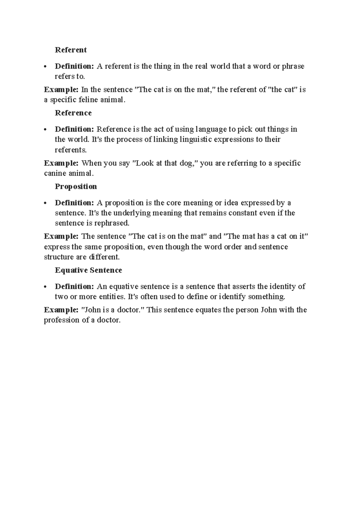 Referent - help you understand clearly. - Referent Definition: A ...