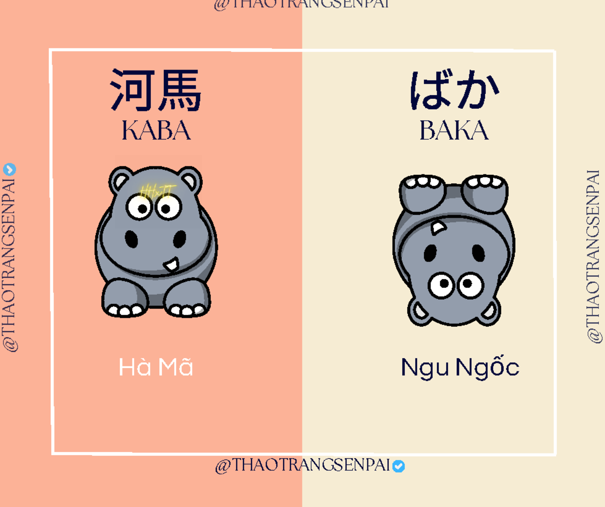河馬 KABA ばか Hà Mã Ngu Ngốc BAKA - Từ Vựng Đảo Ngược - Studocu