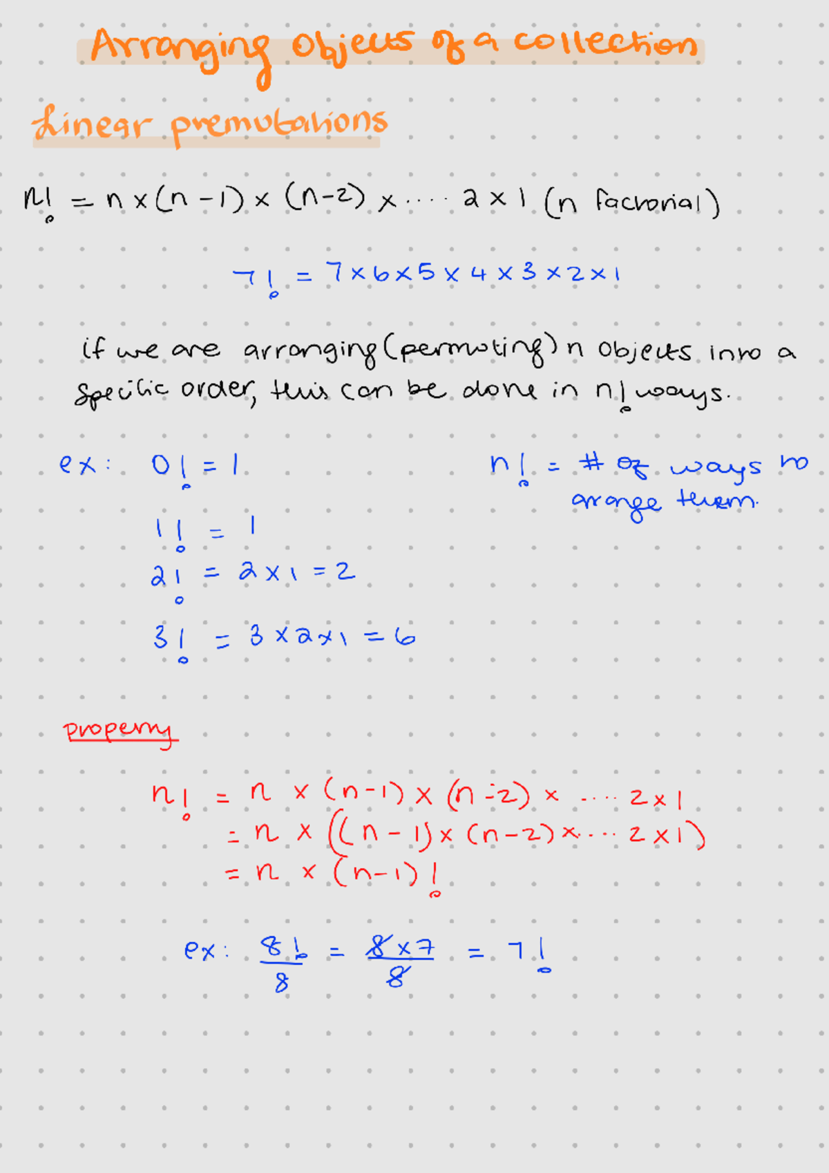 Linear Permutations and Circular Arrangements: A Study Guide for Math ...