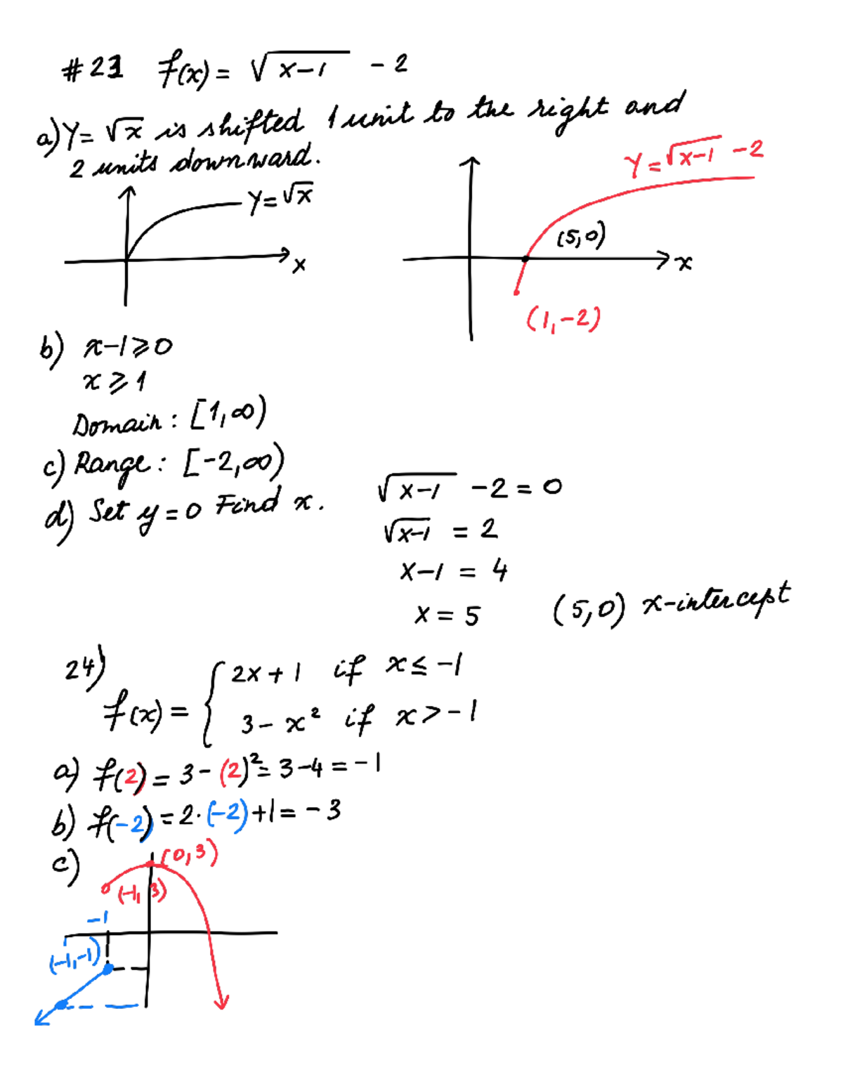 Math 111 Final Exam Review Solutions for Questions 21-36 - Studocu
