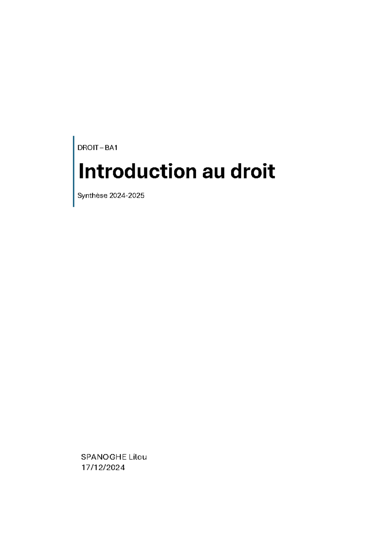 BA1 DROIT Chapitre 1 : Les États et Régimes Politiques en Droit - Studocu