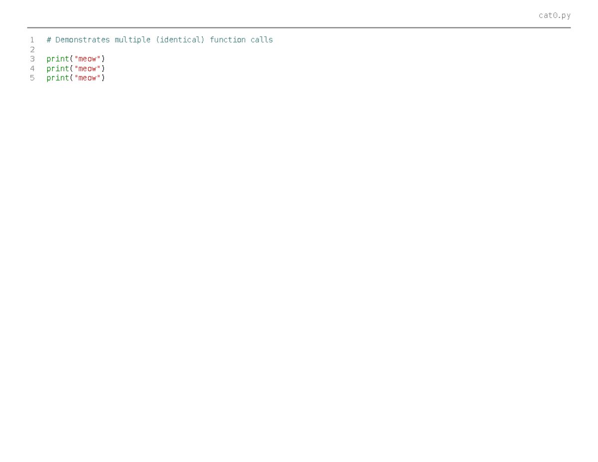 Src2 - Source Code - 1 # Demonstrates multiple (identical) function ...