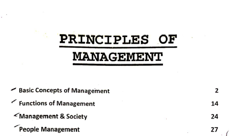 Principles of Management (MGT 101): Comprehensive Study Guide and Model ...