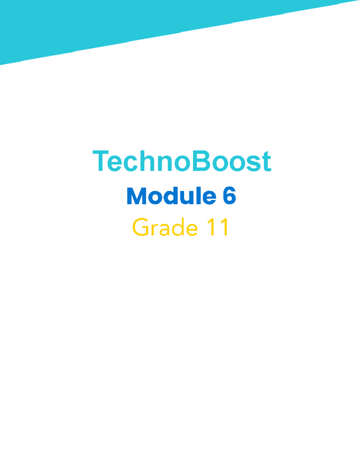 TechnoBoost G11 Module 6: Enhancing User Experience Research - Studocu