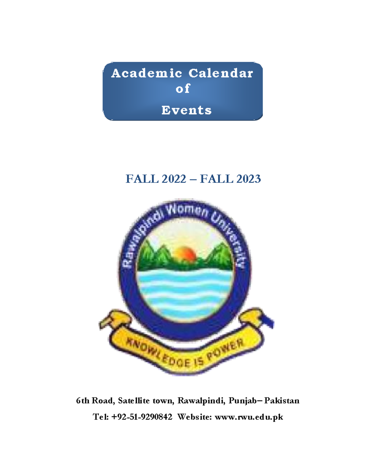 RWU Academic Calendar 2022-2023: Key Events &Dates - Studocu