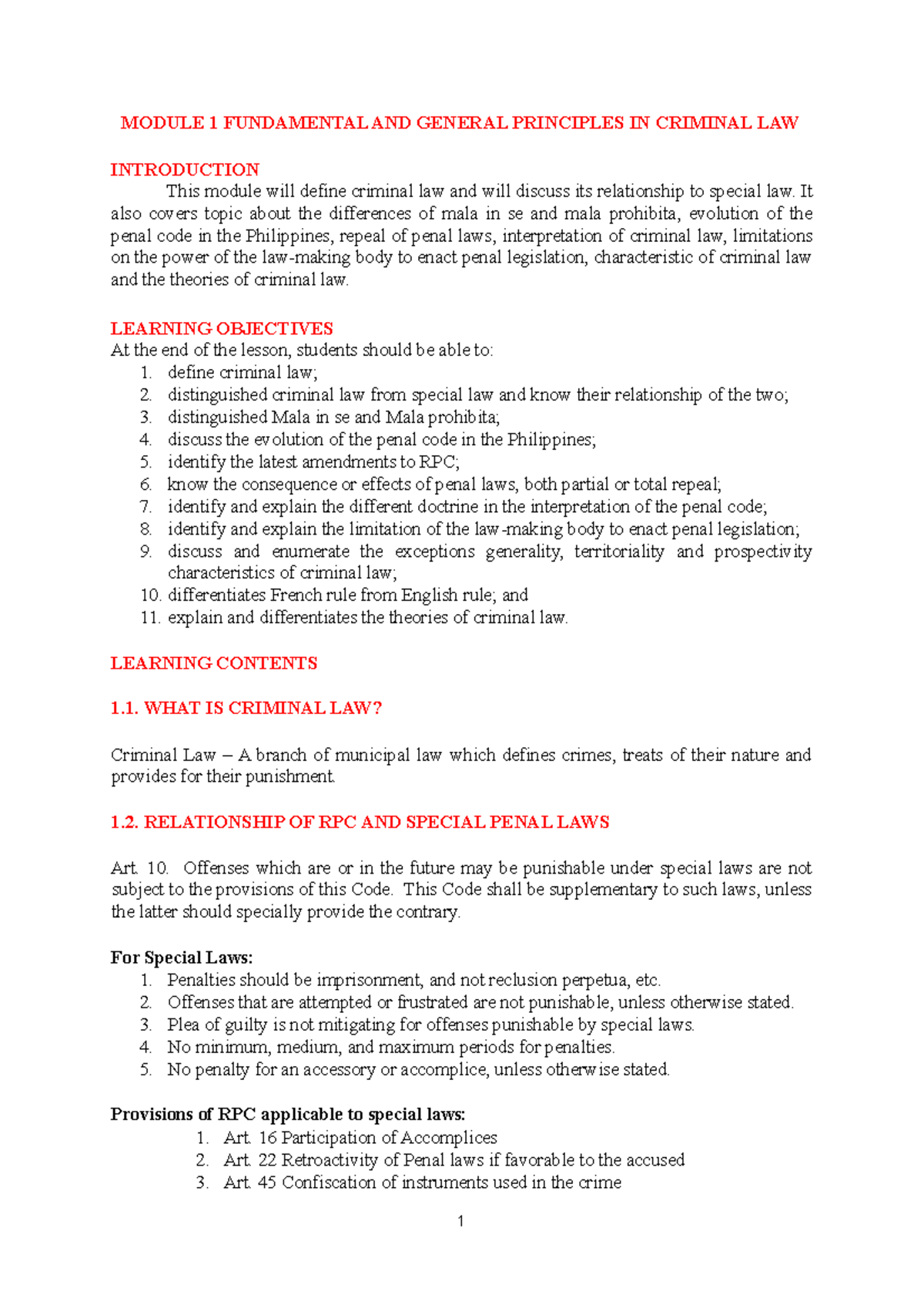 532318086 Criminal Law Book 1: Fundamentals & Principles Overview - Studocu